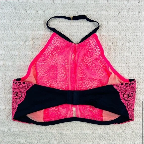 36D/M Rare 2016 Victoria’s Secret Rio Lace Bralette & Cheekini Pantie Set - Picture 6 of 10